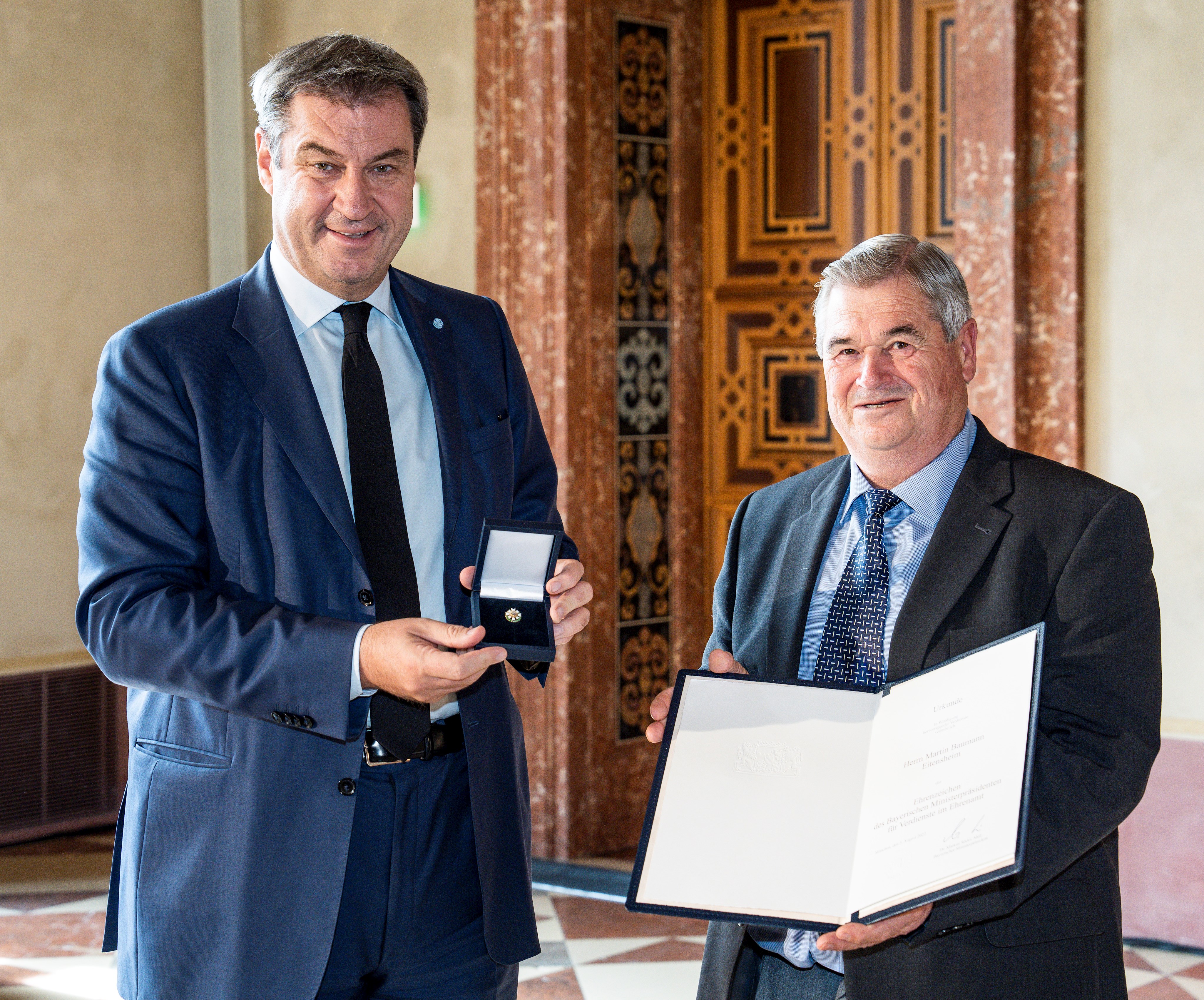 Verleihung des Ehrenzeichens des Bayerischen Ministerpräsidenten